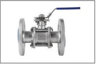 ﻿Stainless Flanged Three Piece Ball Valve