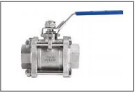 Three Piece Stainless Threaded Ball Valve